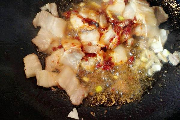 蒜苗回锅肉的做法图解10