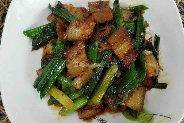 蒜苗回锅肉的做法图解14