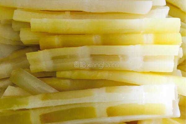 鸡汁笋丝的做法图解3
