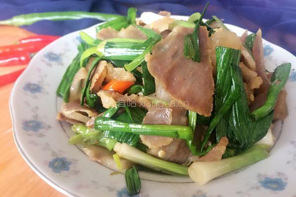 腌肉炒大蒜的做法图解12
