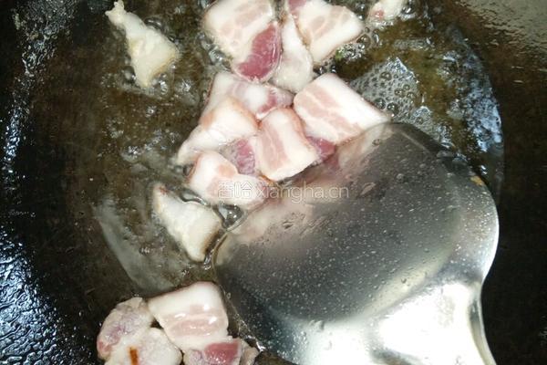 菜椒茄子炒肉片的做法图解4