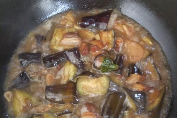 菜椒茄子炒肉片的做法图解9