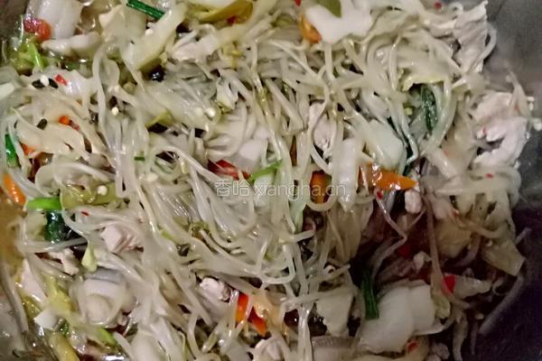 豆芽菜炒肉的做法图解9