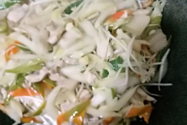 豆芽菜炒肉的做法图解6