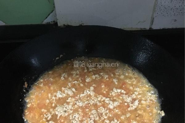 番茄肉酱拌饭的做法图解6