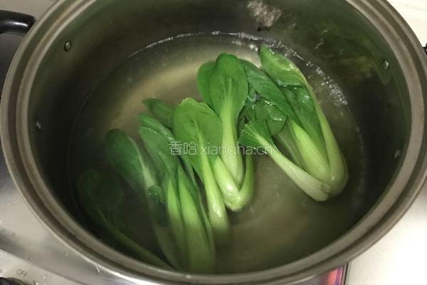 蒜香青菜的做法图解2