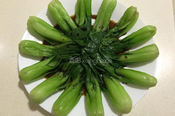 蒜香青菜的做法图解7