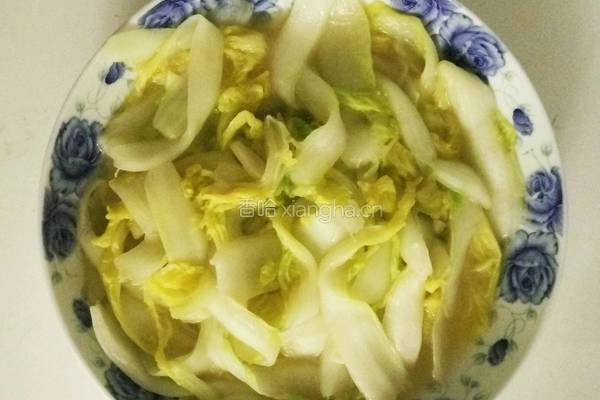 清炒娃娃菜的做法图解4