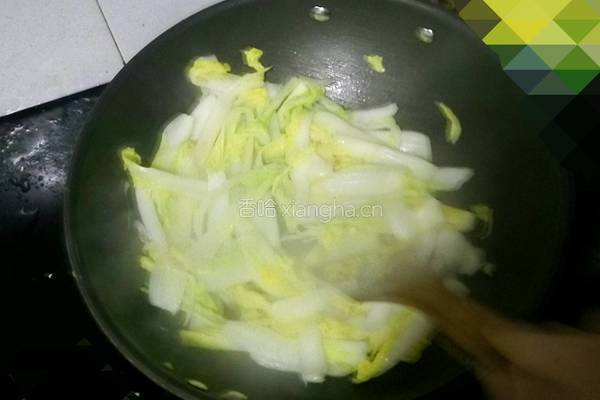 清炒娃娃菜的做法图解3