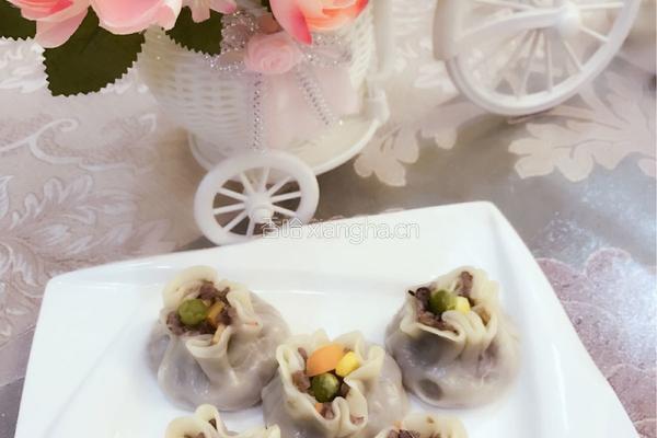 糯米牛肉馅烧麦的做法图解6