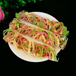 彩色鸟巢鸡蛋饼的做法[图]