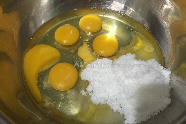 全蛋海绵小蛋糕的做法图解3