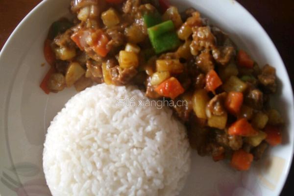 咖喱牛肉饭的做法图解5