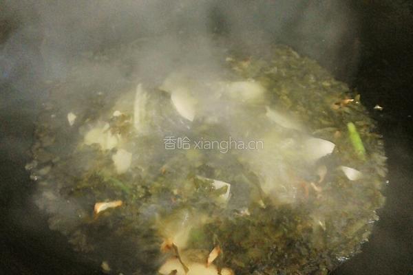 冬笋雪菜鱼骨头汤的做法图解18