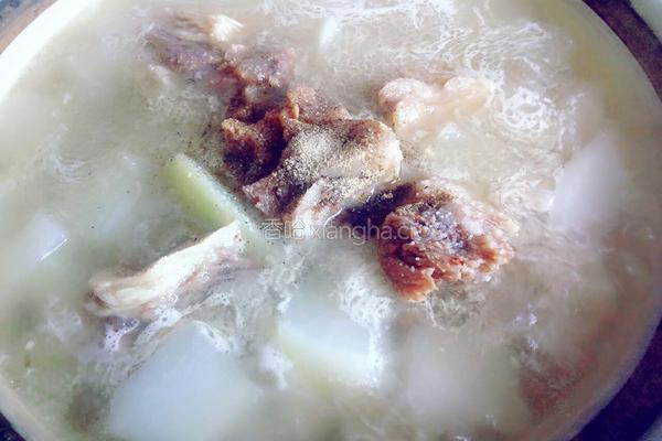 羊肉萝卜汤的做法图解12
