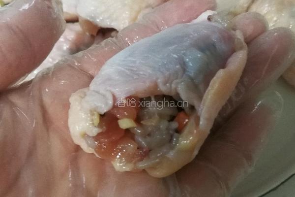 鸡翅肉汁包饭的做法图解5