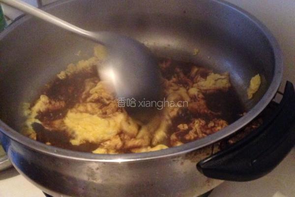 鸡蛋打卤面的做法图解4