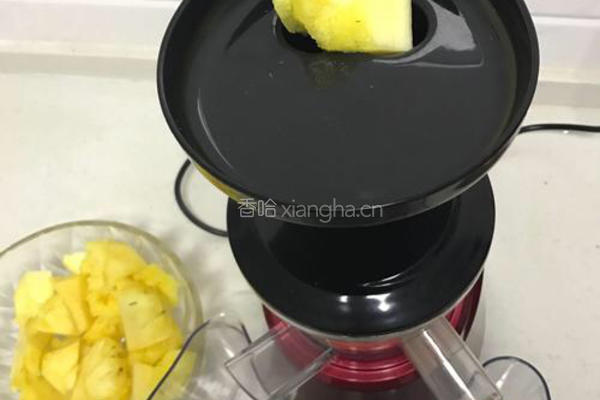 菠萝苹果汁的做法图解3