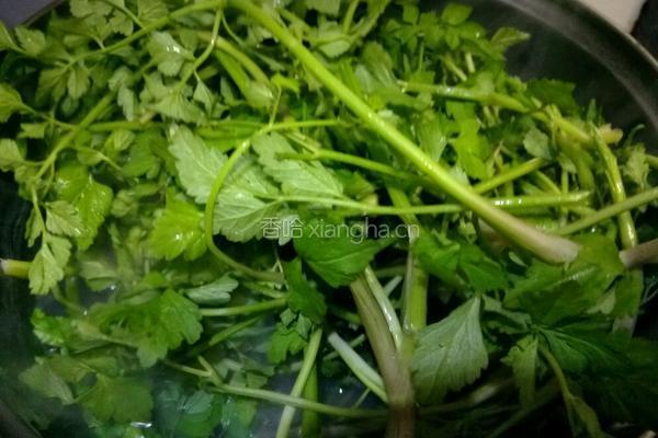 凉拌水芹菜的做法图解5