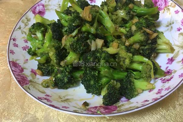 炒西兰花的做法图解9