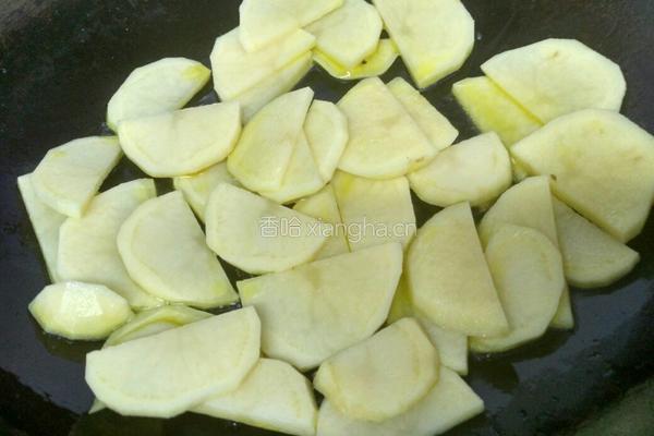 大辣椒炒土豆片的做法图解4