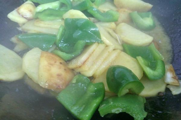 大辣椒炒土豆片的做法图解10