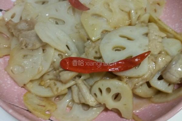 肉炒藕片