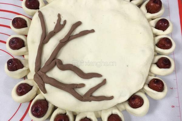花样面食枣花糕-喜鹊登梅的做法图解8