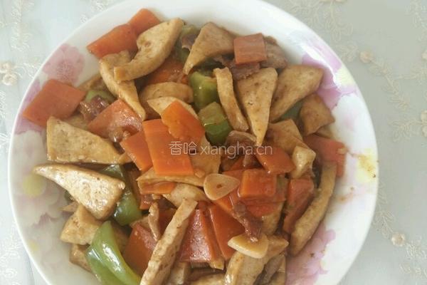 家常炒豆腐的做法图解8