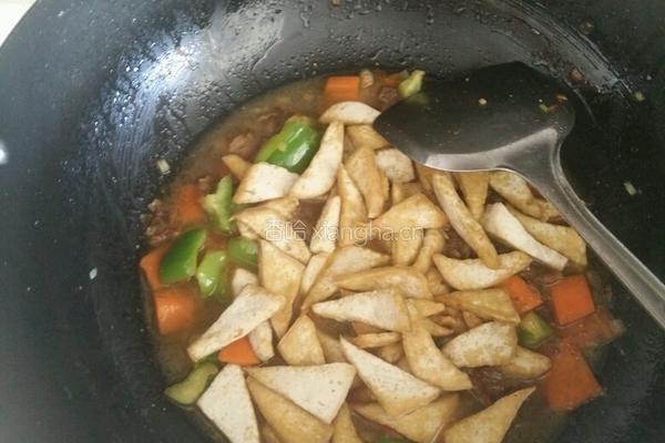 家常炒豆腐的做法图解6