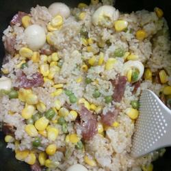 腊肠玉米麦豆饭（电压锅版）的做法[图]