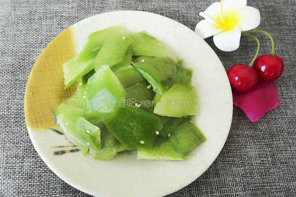 爽口萝卜皮的做法图解4