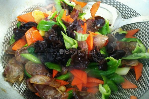炒腊肠的做法图解7