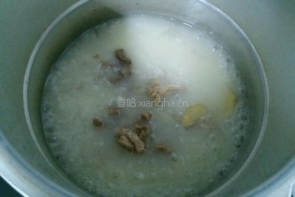 家常瘦肉稀饭的做法图解6