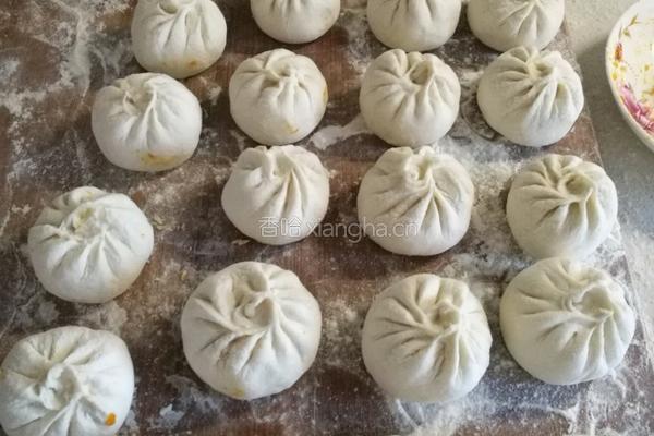 南瓜包子的做法图解4
