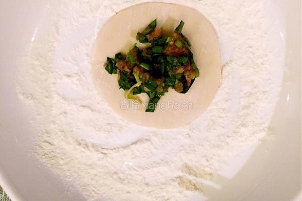 饺子皮馅饼的做法图解3
