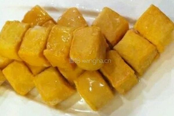 孜然鱼豆腐的做法图解1