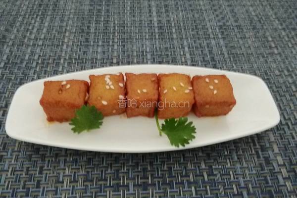 孜然鱼豆腐的做法图解4