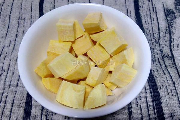 红薯红豆粥的做法图解2