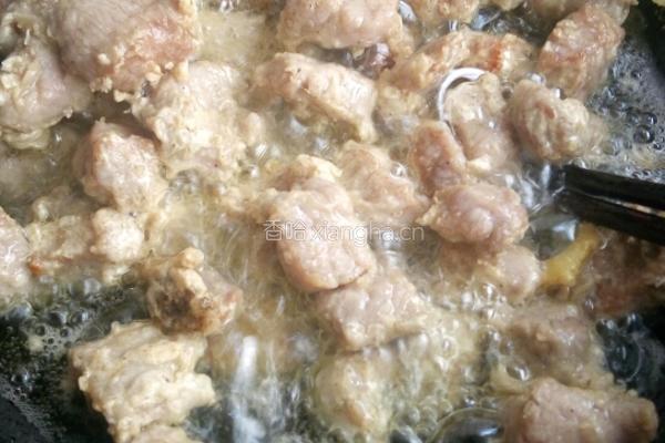 菠萝咕噜肉的做法图解4