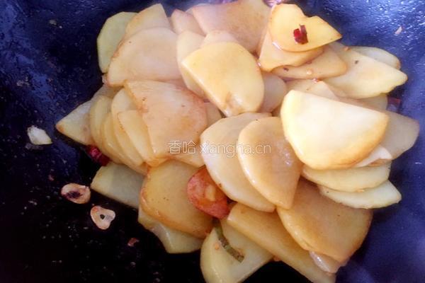 家常酸辣土豆片的做法图解5