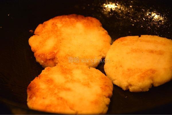 瘦身美食～豆渣饼的做法图解3