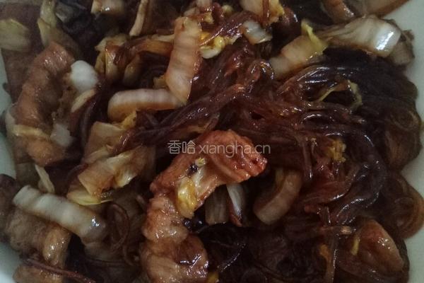 白菜粉条的做法图解6