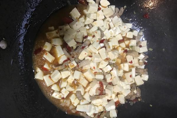 麻婆豆腐的做法图解6