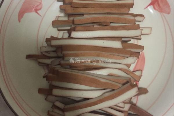 芹菜炒香干 肉肉版的做法图解3