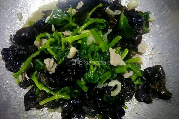 穿心莲炒肉的做法图解9