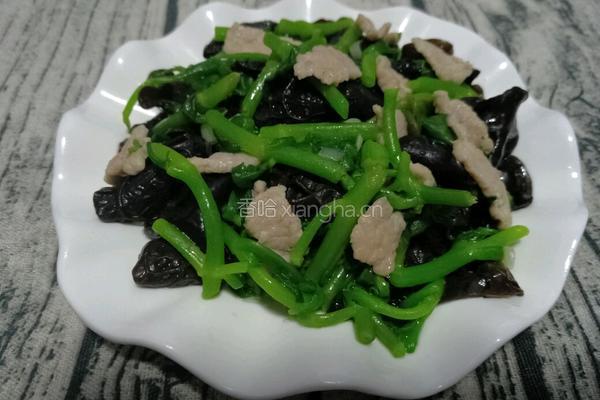 穿心莲炒肉的做法图解10