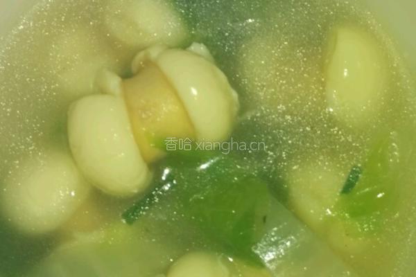 蛋肠白菜汤的做法图解7