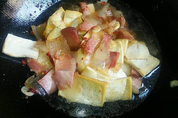 腊肉烧豆腐的做法图解14
