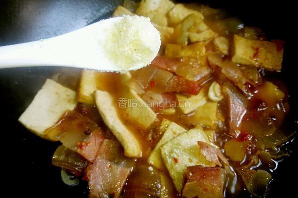 腊肉烧豆腐的做法图解16